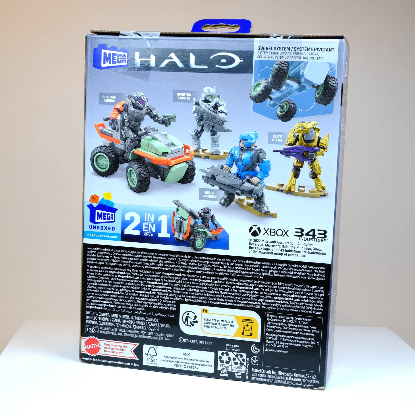 UNSC Mongoose Outriders SEALED BAGS - Halo Mega Construx
