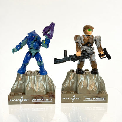 HaloFest SEALED NEW UNSC Guasshog + Blind Bag Figures! 1/5000 Limited Edition