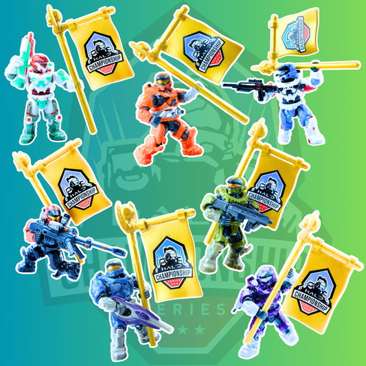 Halo: Champions! Sticker Bundle - 7 x 4x4"