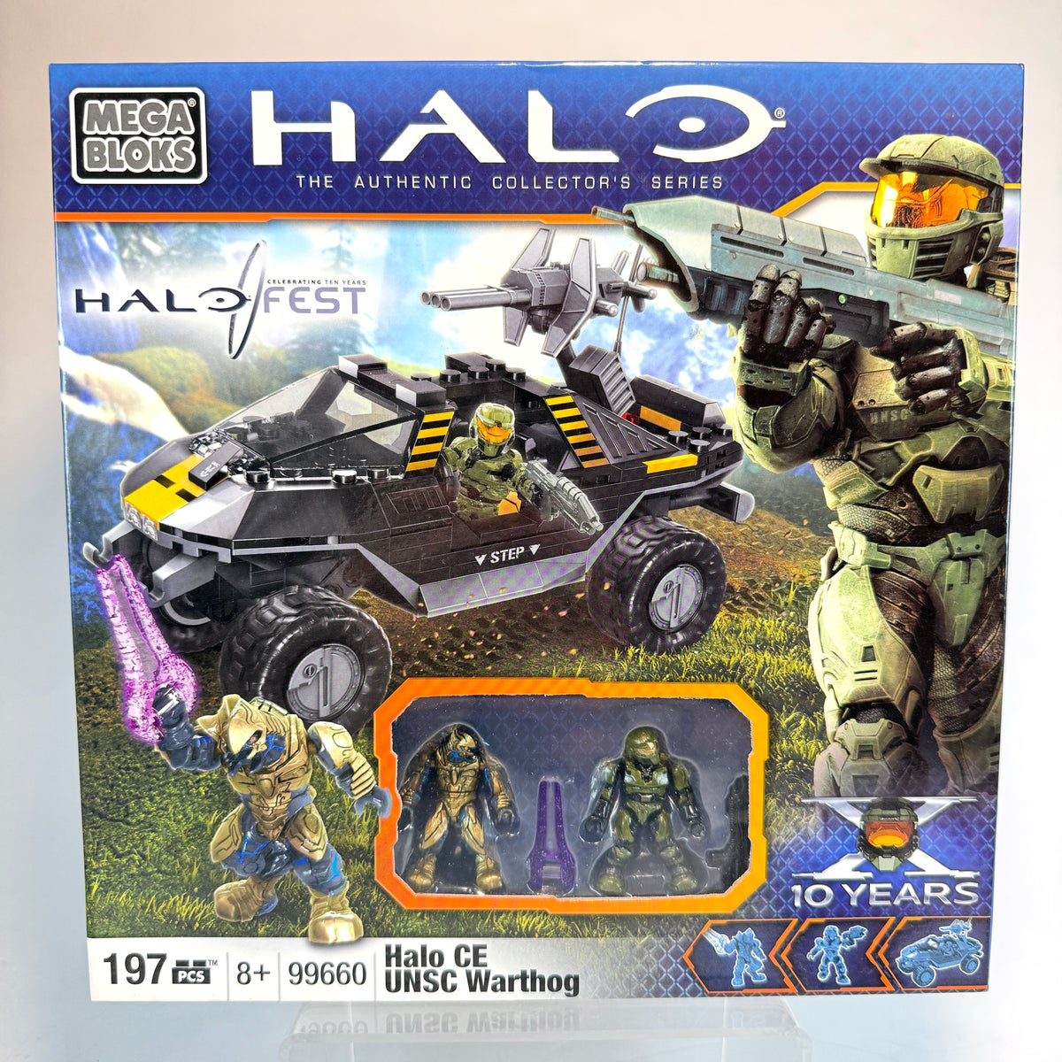 HaloFest SEALED NEW UNSC Guasshog + Blind Bag Figures! 1/5000 Limited Edition