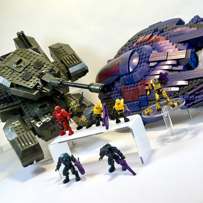 UNSC Rhino VS Covenant Seraph - Halo Reach Mega Bloks