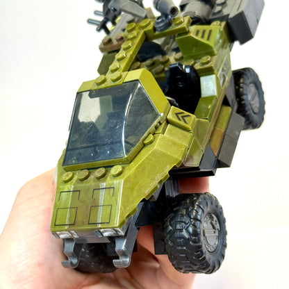 UNSC Gausshog VS Wraith & Locust - Halo Mega Blocks