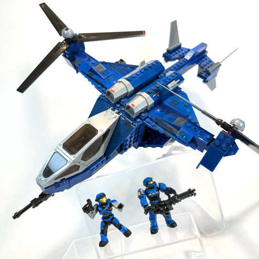 Blue Series Falcon w/ Instructions - Halo Mega Bloks
