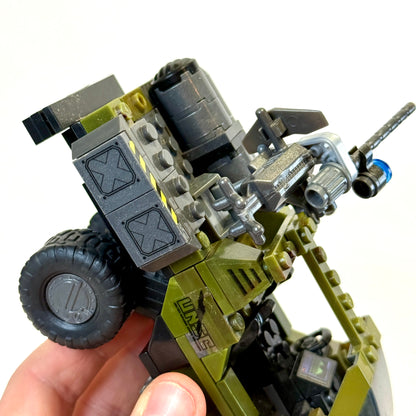 UNSC Gausshog VS Wraith & Locust - Halo Mega Blocks