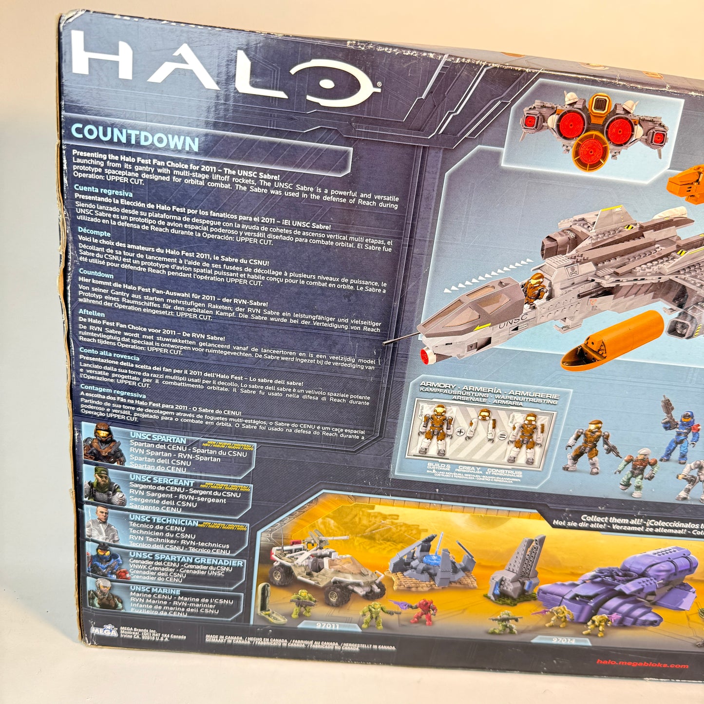 NEW SEALED UNSC Countdown - Halo Mega Bloks