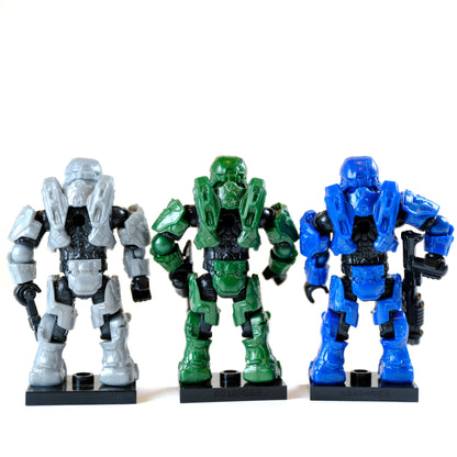 Spartan IV - Micro Fleet Helmet Figure Set of 3