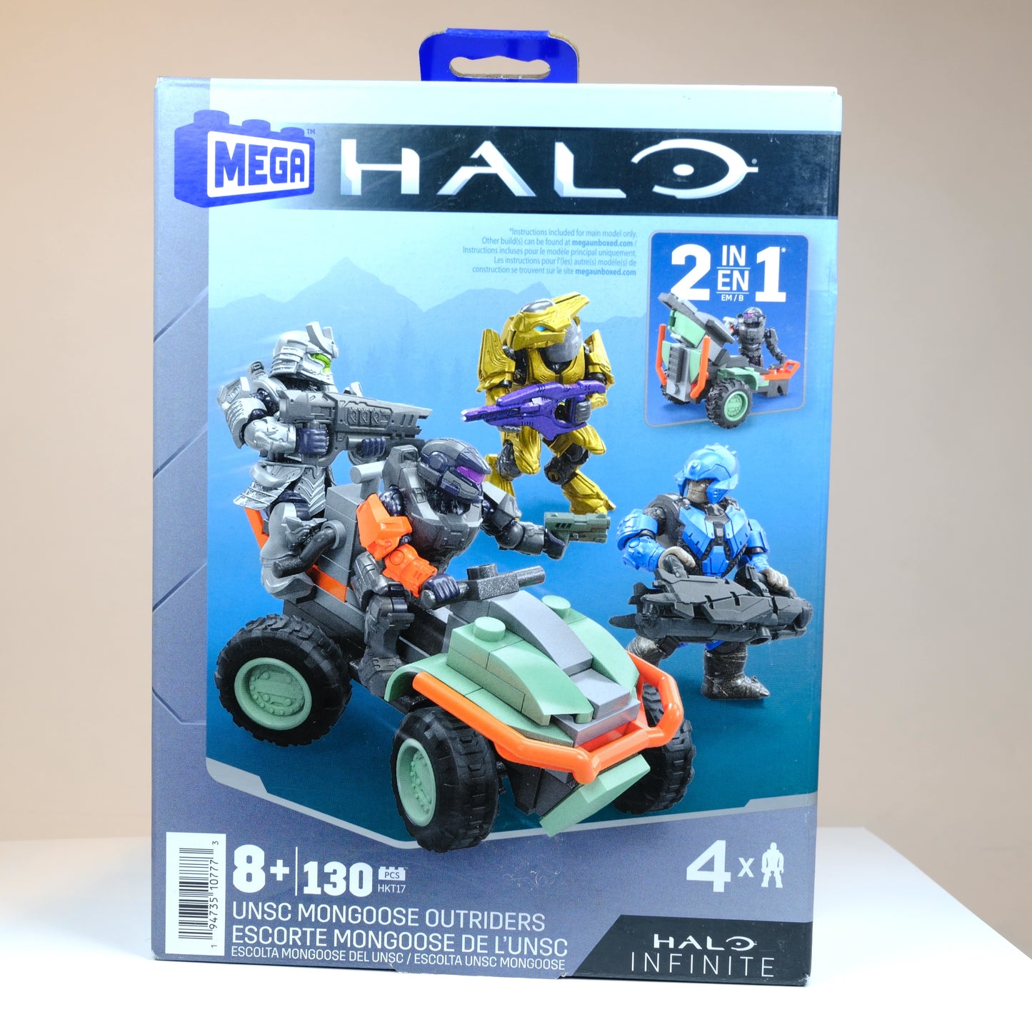 UNSC Mongoose Outriders SEALED - Halo Mega Construx