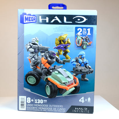 UNSC Mongoose Outriders SEALED - Halo Mega Construx