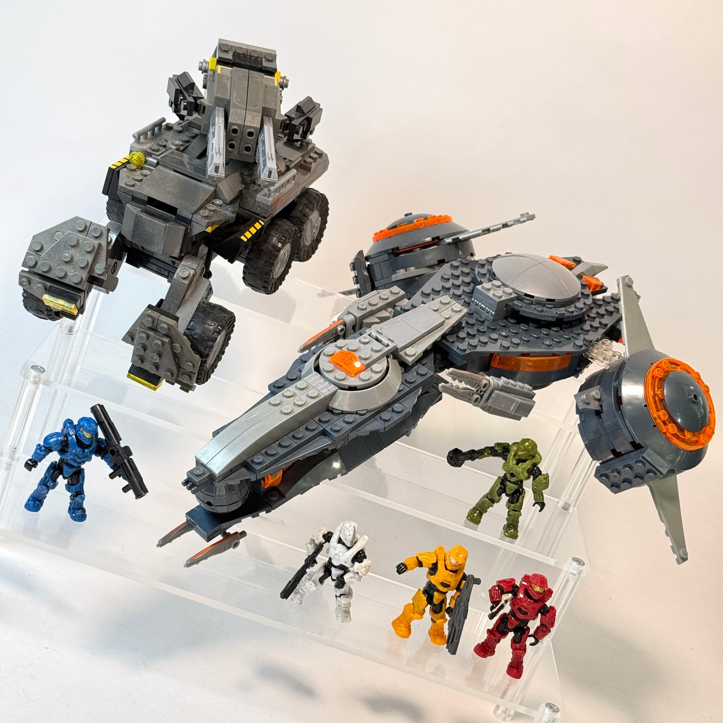 UNSC Lights and Sounds Cobra VS Phaeton Gunship - Halo Mega Bloks