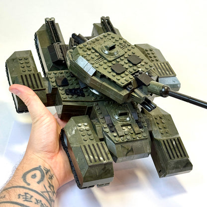 UNSC Rhino VS Covenant Seraph - Halo Reach Mega Bloks