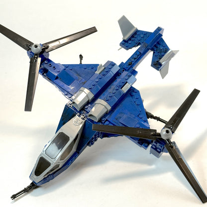 Blue Series Falcon 100% Complete - Halo Mega Bloks