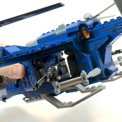 Blue Series Falcon 100% Complete - Halo Mega Bloks