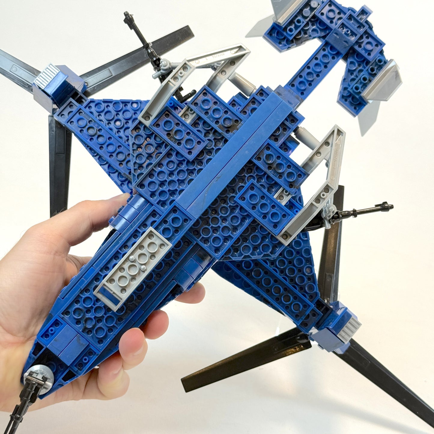 Blue Series Falcon 100% Complete - Halo Mega Bloks