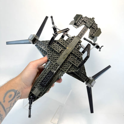 UNSC Falcon w/ Landing Pad 100% Complete - Halo Mega Bloks