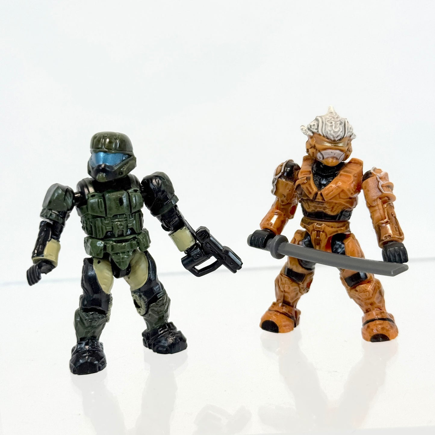 UNSC Shortsword w/ FRESH Stickers VS Covenant Wraith Bundle - Halo Mega Bloks
