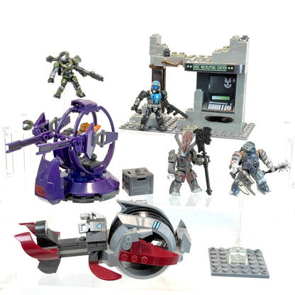Halo Mega Bloks Collection w/ Instructions - THREE Iconic Sets