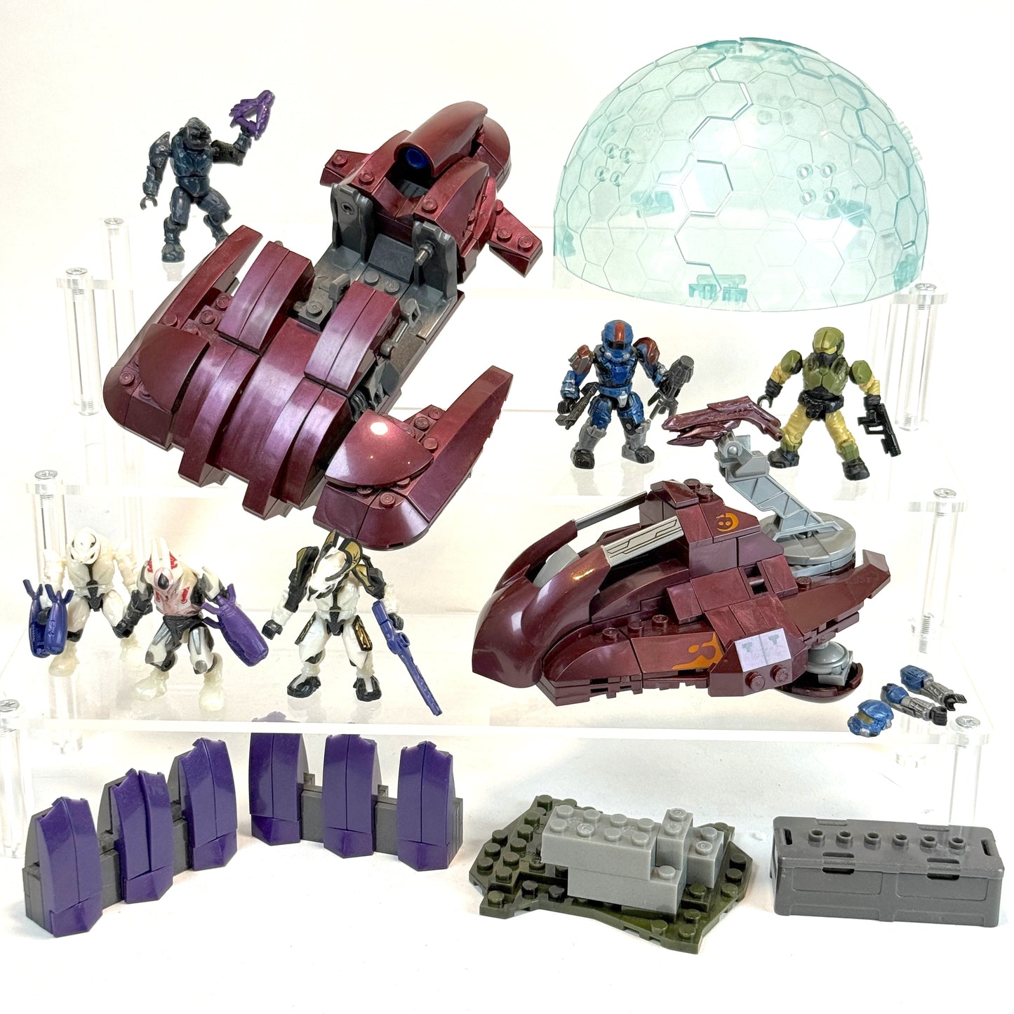 Covenant BUNDLE w/ Instructions - Spectre, Revenant - Halo Mega Bloks