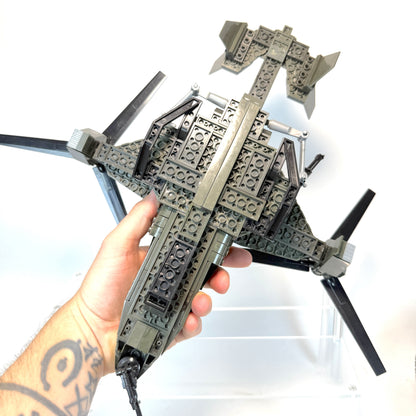 Halo Reach Falcon w/ Landing Pad & Spade V Skirmisher - Halo Mega Bloks