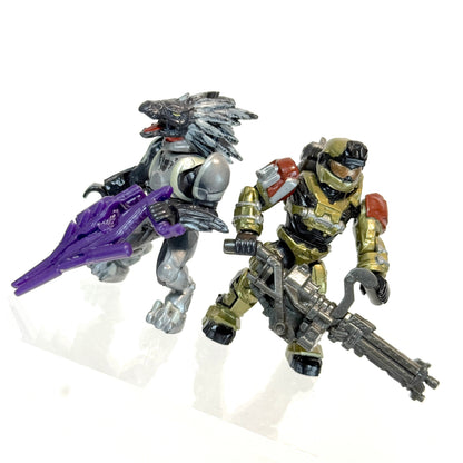 Halo Reach Falcon w/ Landing Pad & Spade V Skirmisher - Halo Mega Bloks