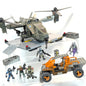Halo Reach Falcon w/ Landing Pad & Spade V Skirmisher - Halo Mega Bloks