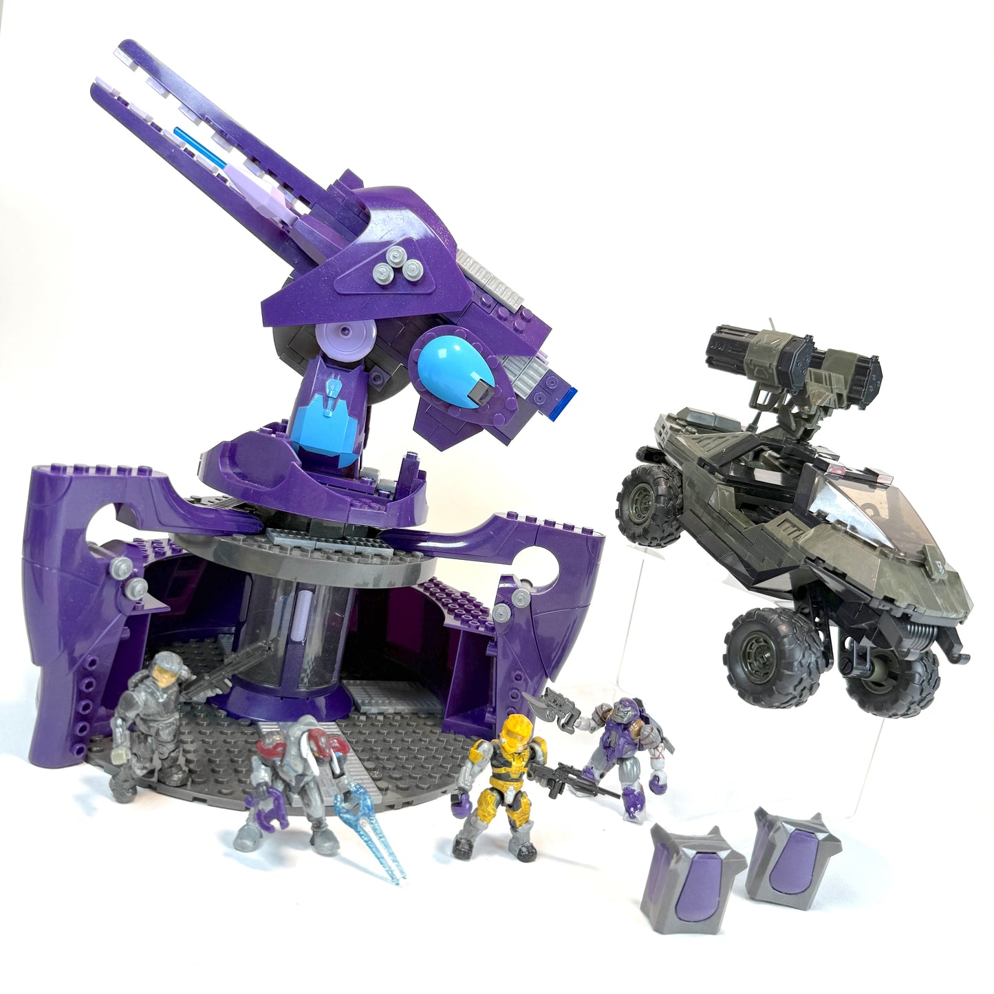 AA Gun VS Rockethog 100% Complete w/ Instructions - Halo Mega Bloks