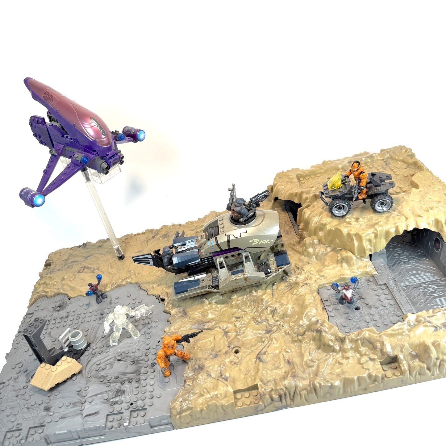 UNSC Battlescape Diorama - Halo Mega Bloks