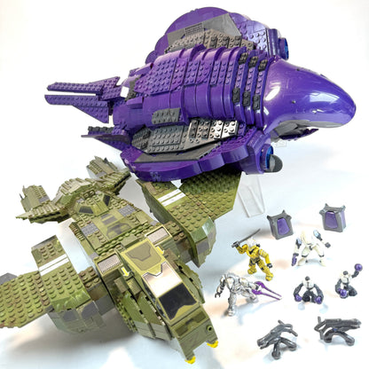 ULTIMATE Halo 3 Bundle - Covenant Phantom VS UNSC Pelican - Mega Bloks