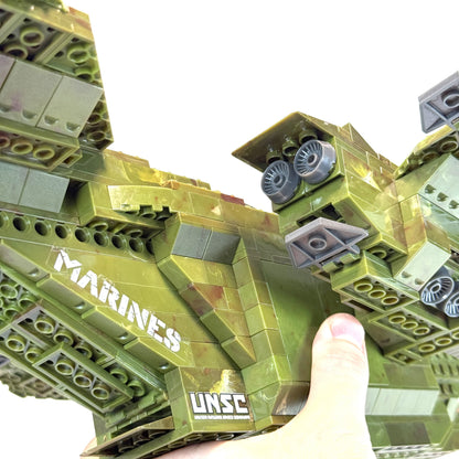 ULTIMATE Halo 3 Bundle - Covenant Phantom VS UNSC Pelican - Mega Bloks