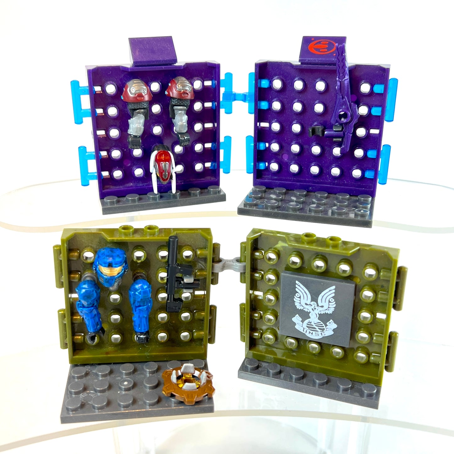 Cobalt & Silver Combat Units - Halo Mega Bloks