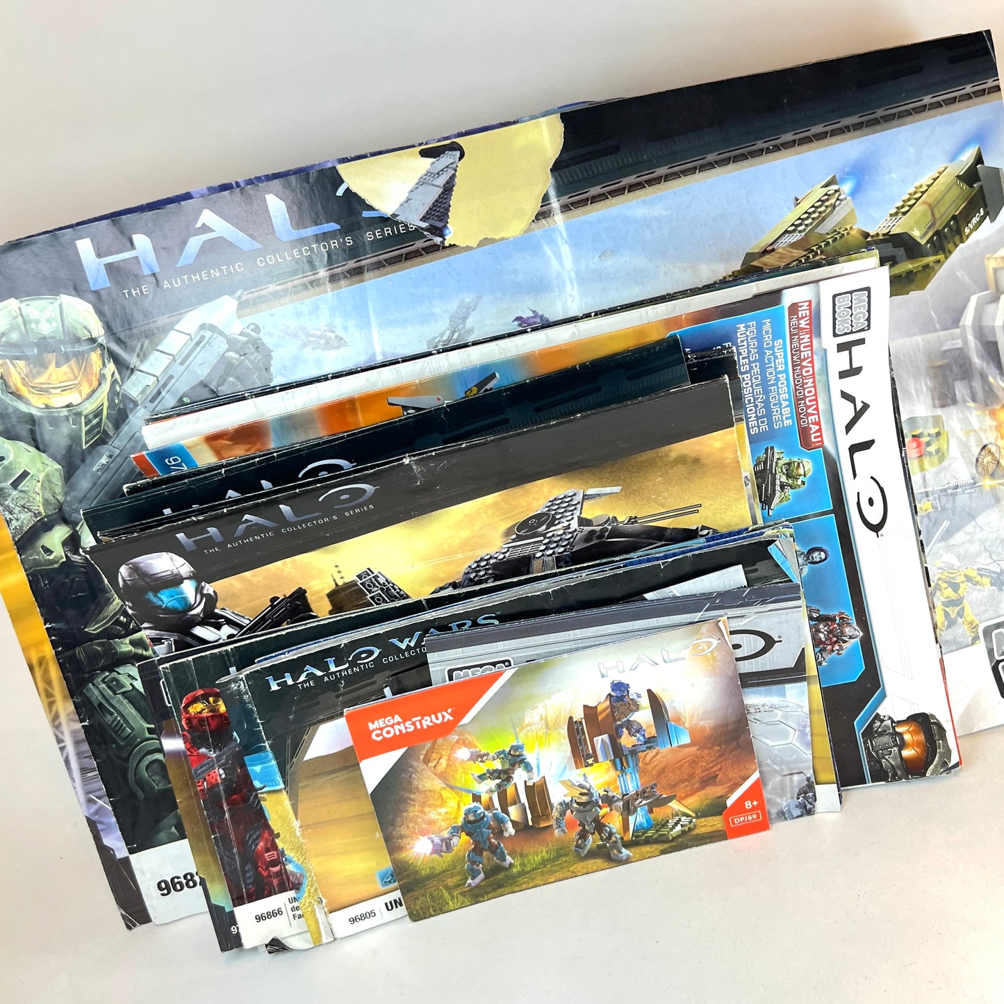 HUGE Halo Instruction Manual Bundle - Mega Bloks