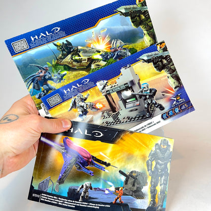 HUGE Halo Instruction Manual Bundle - Mega Bloks