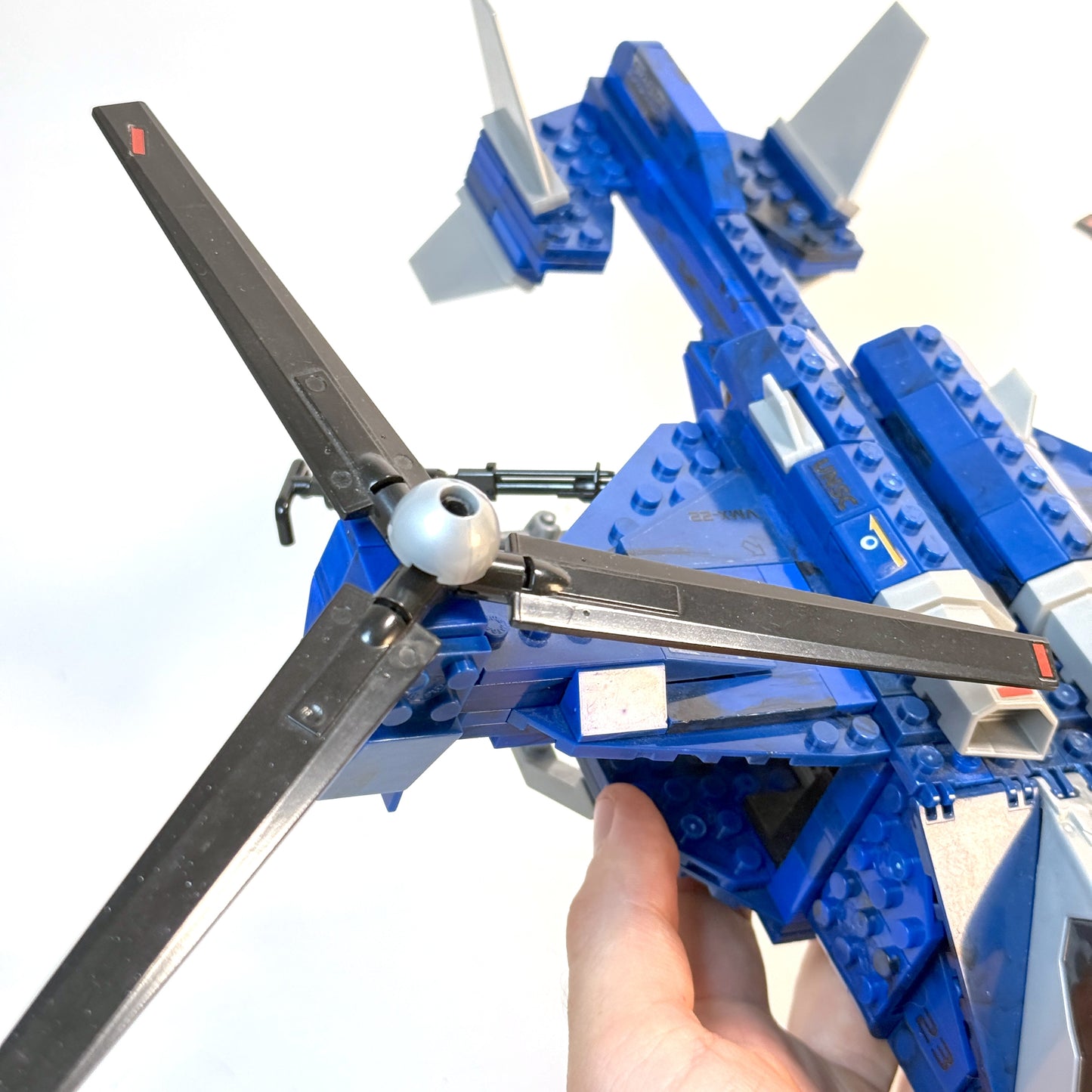 Blue Series Falcon w/ Instructions - Halo Mega Bloks