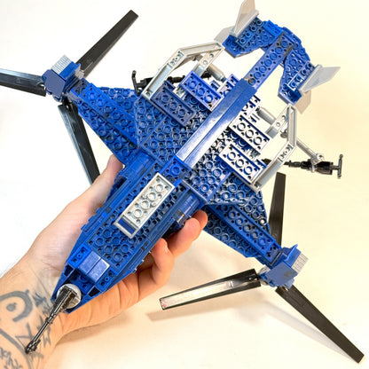 Blue Series Falcon w/ Instructions - Halo Mega Bloks