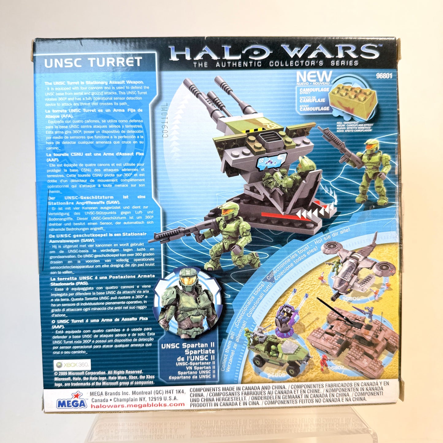 The First EVER Halo Mega Bloks Set w/ Box - UNSC Turret