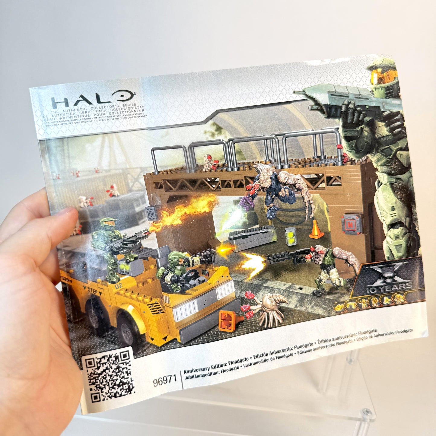 10th Anniversary Floodgate 100% Complete w/ Instructions - Halo Mega Bloks