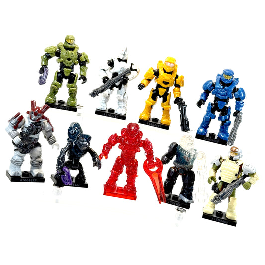 Alpha Series Complete Base Set w/ Gummy CHASE - Halo Mega Bloks