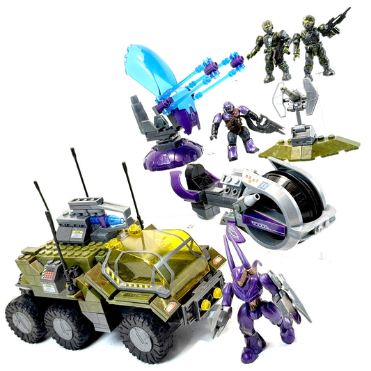 2010 UNSC Gremlin & Chopper V Turret - Halo Mega Bloks