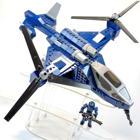 Blue Series Falcon w/ Instructions - Halo Mega Bloks