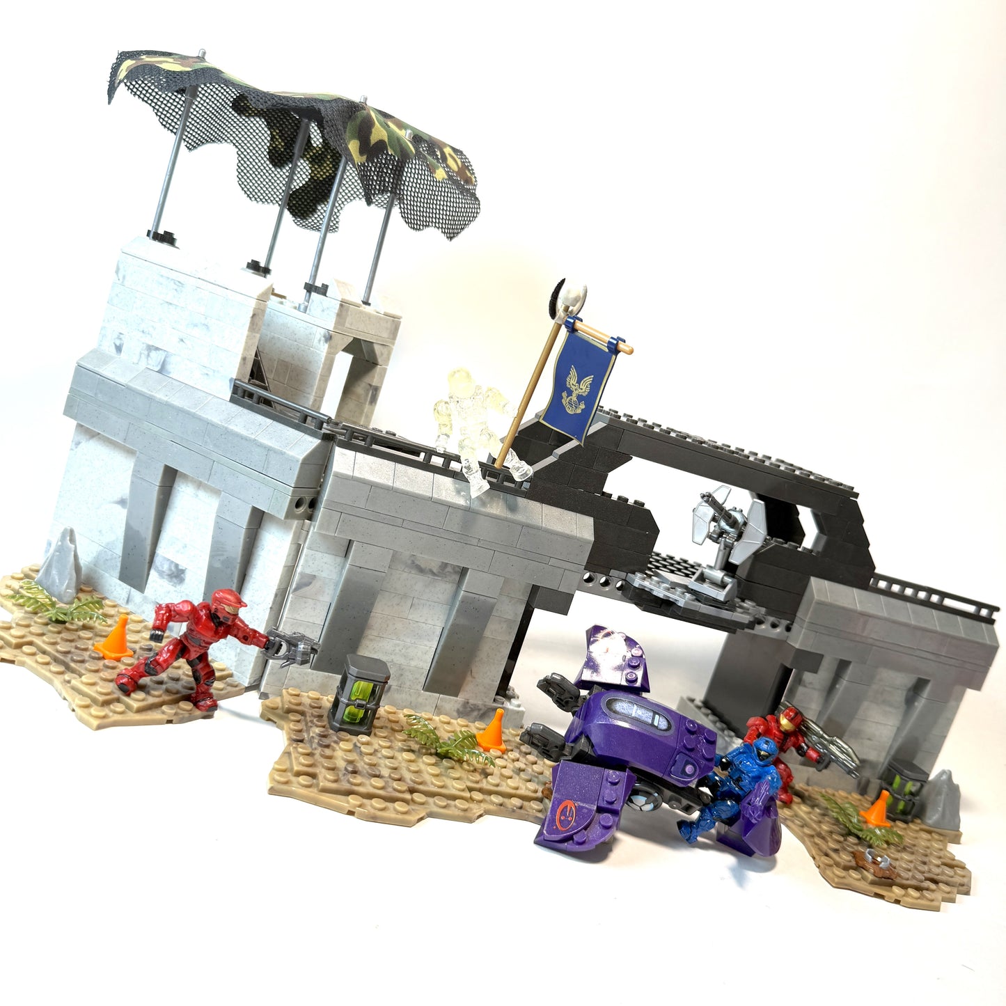 Assault on High Ground 100% Complete w/ Instructions - Halo Mega Bloks