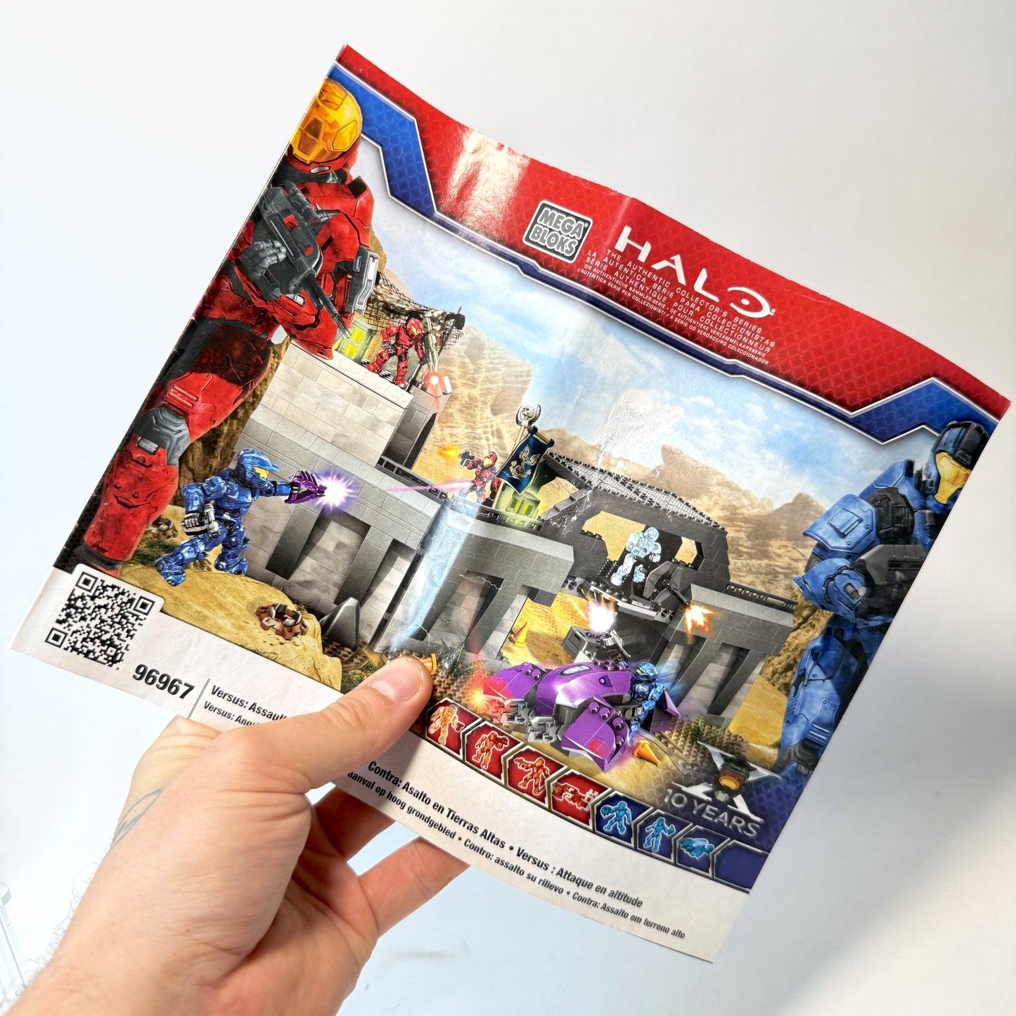Assault on High Ground 100% Complete w/ Instructions - Halo Mega Bloks
