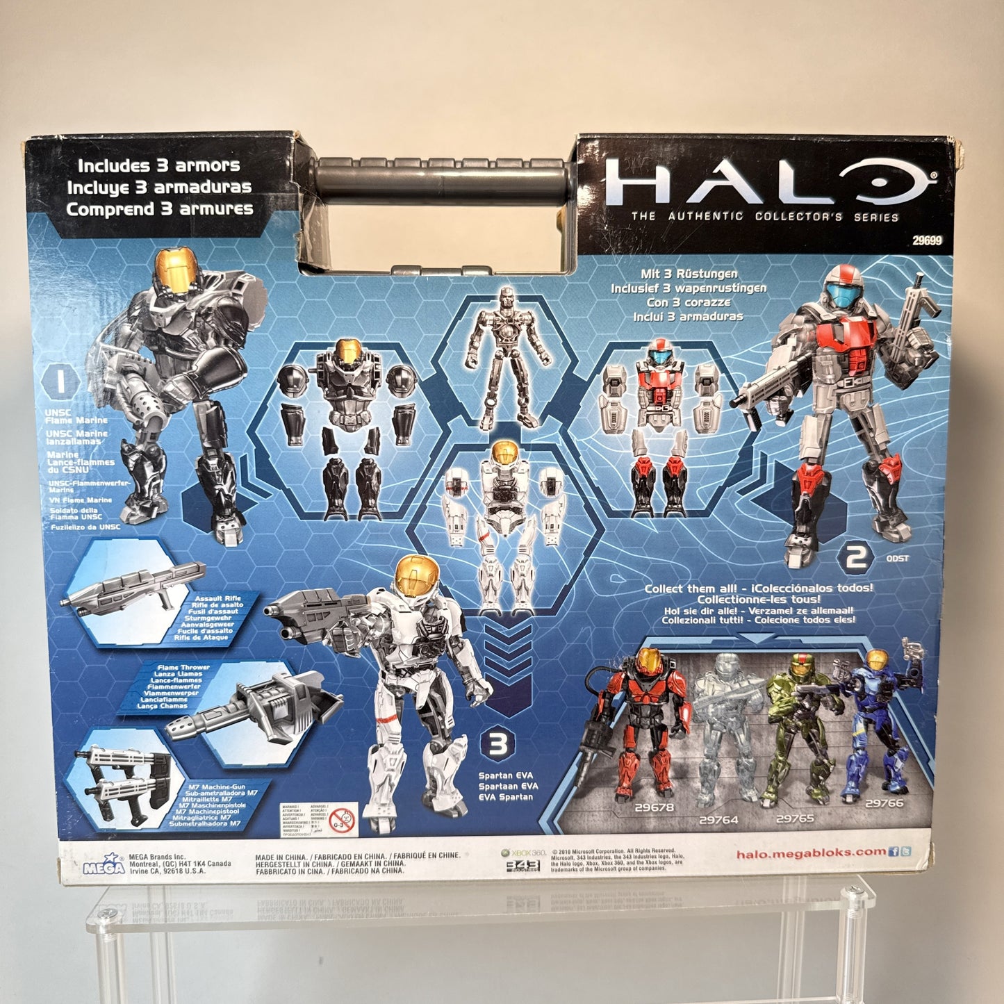 MYTHIC RARE Halo Mega Bloks Collector's Case NEW SEALED