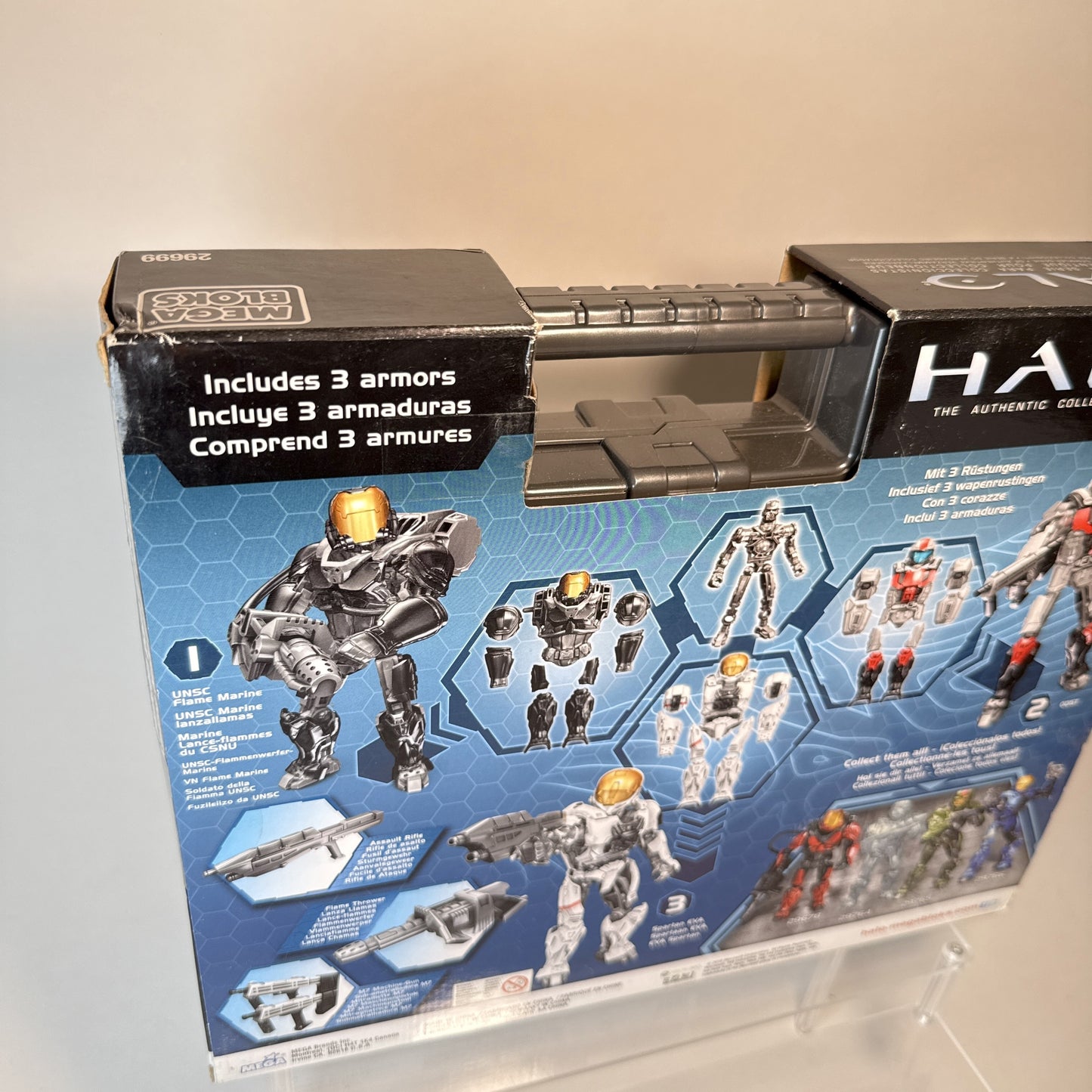 MYTHIC RARE Halo Mega Bloks Collector's Case NEW SEALED