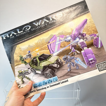 UNSC Gausshog VS Covenant Locust 100% Complete - Halo Mega Bloks