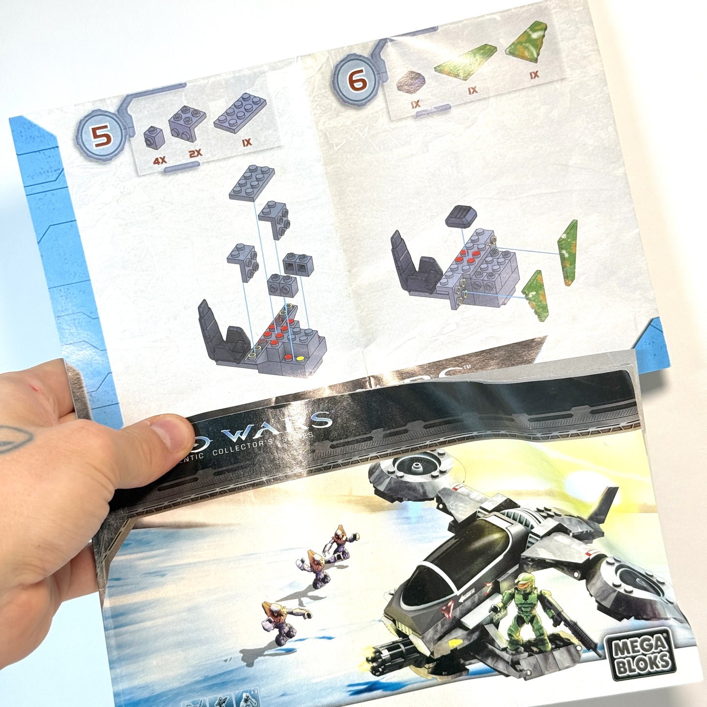 2009 UNSC Hornet & Turret 100% Complete w/ Instructions - Halo Mega Bloks