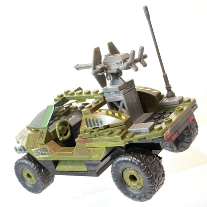 2009 UNSC Warthog & Turret 100% Complete w/ Instructions - Halo Mega Bloks