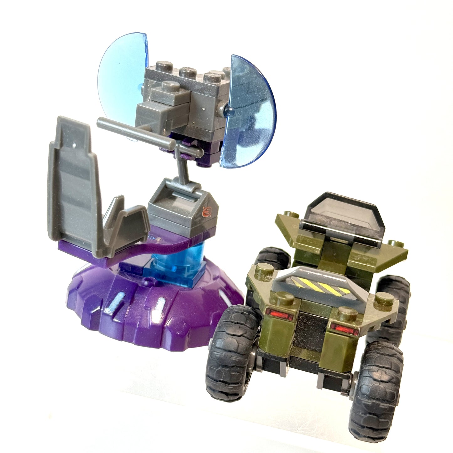 3 100% Complete Sets - UNSC Gremlin, Prowler, Mongoose - Halo Mega Bloks