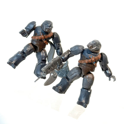 3 100% Complete Sets - UNSC Gremlin, Prowler, Mongoose - Halo Mega Bloks