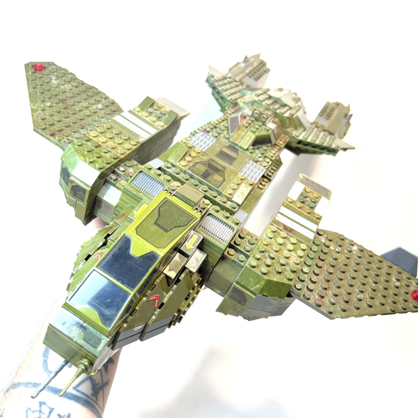 ULTIMATE Halo Wars Bundle w/ Instructions - UNSC Pelican & Wolverine - Mega Bloks