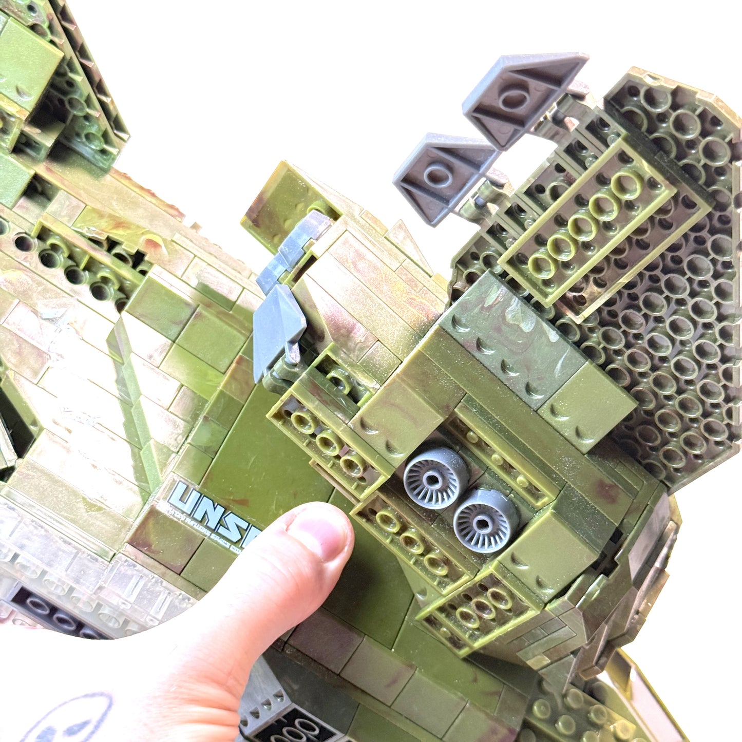 ULTIMATE Halo Wars Bundle w/ Instructions - UNSC Pelican & Wolverine - Mega Bloks