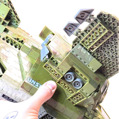 ULTIMATE Halo Wars Bundle w/ Instructions - UNSC Pelican & Wolverine - Mega Bloks